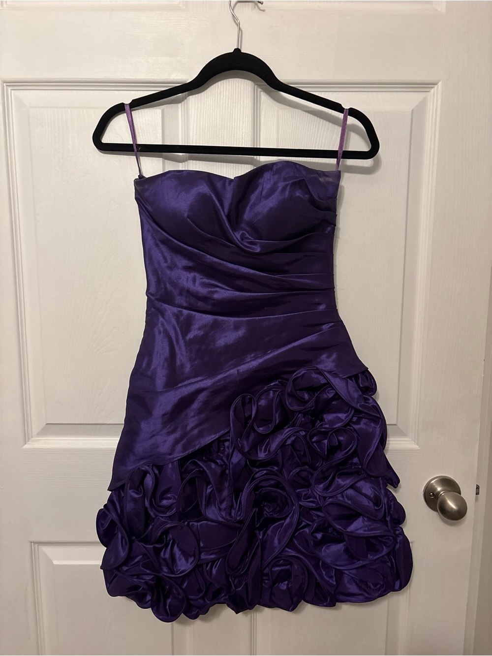 Purple semi formal dress